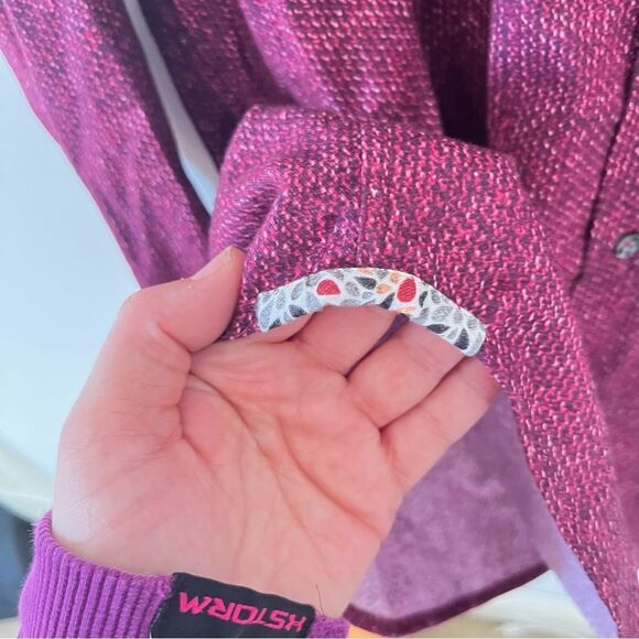 Robert Graham Dark Red Modern American Pattern 100% Cotton Stretch Dress Shirt - Picture 6 of 10